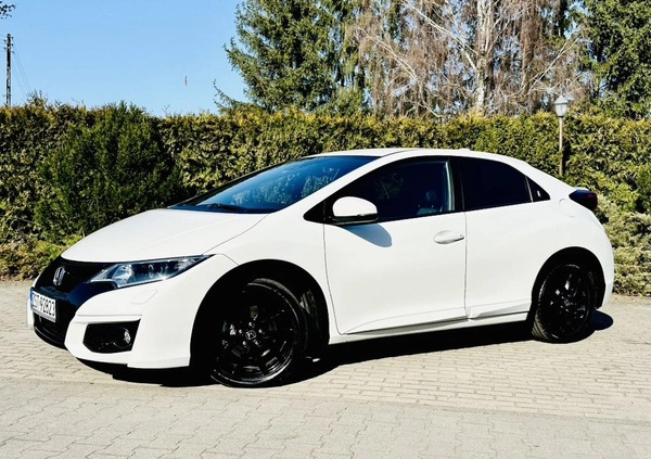 Honda Civic cena 59900 przebieg: 108456, rok produkcji 2015 z Kostrzyn małe 781